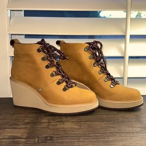 TOMS Melrose Wedge Boots